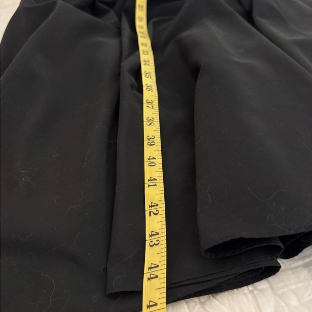 Eliza J Dress Black 3/4 Sleeve Stretch Flattering Waist Retro 50's Dress Size 8 - Picture 14 of 16